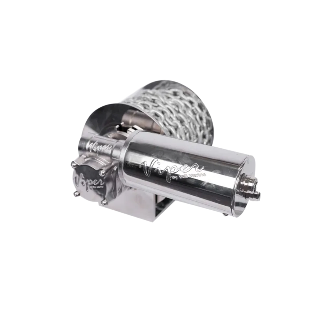 Viper Drum Winch Rapid SS Motor 100M Braid Pack