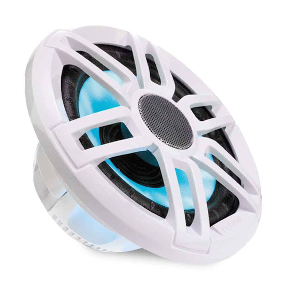 Fusion XS Series 7.7" LED 240 Watt Sports Marine Speakers White / Grey
