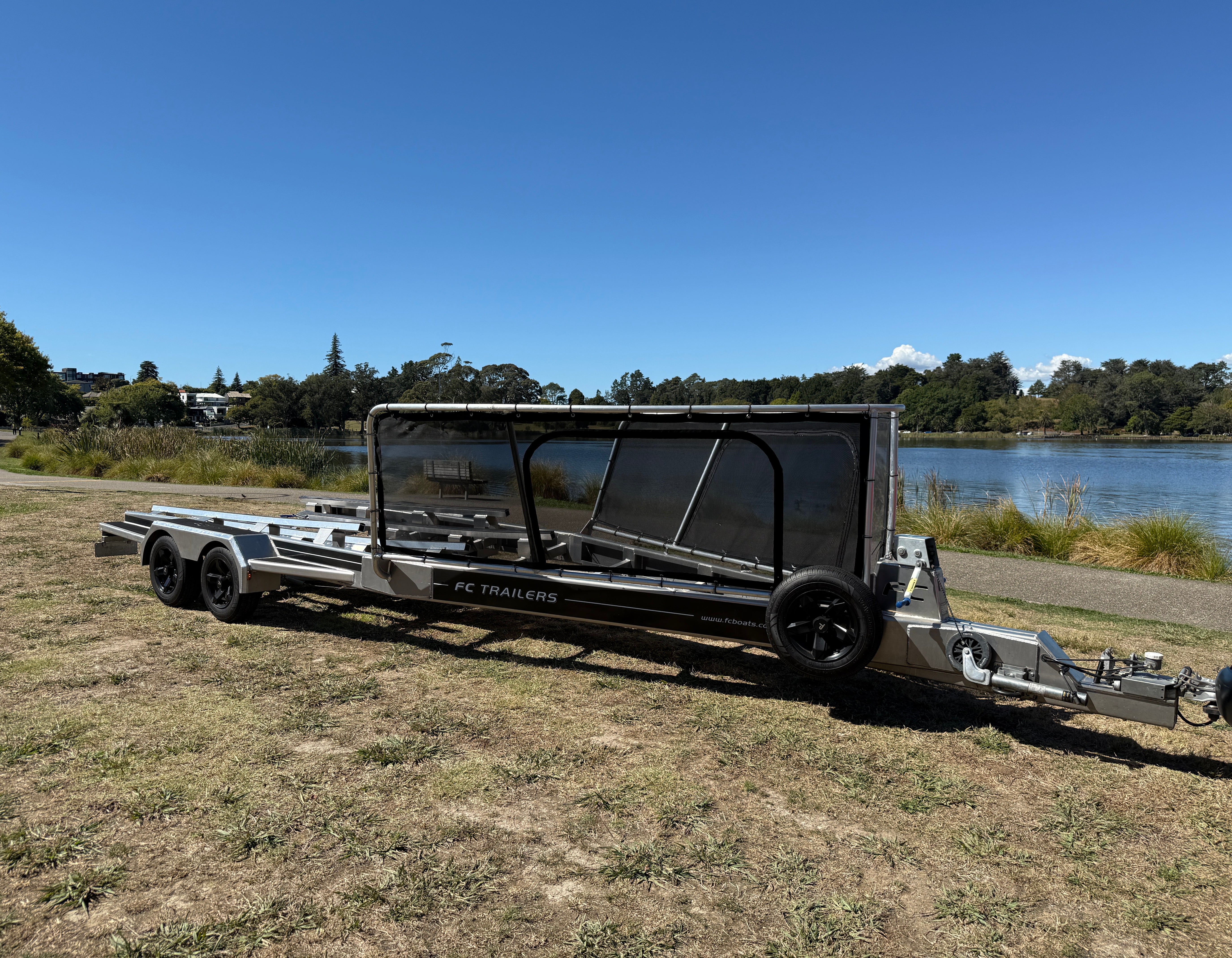 2026 FC Trailer to suit 6-7M Amphibious Boat – Fin Chaser