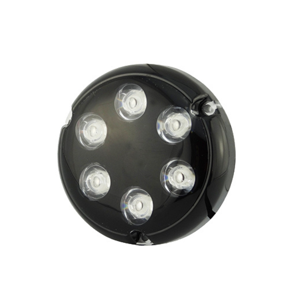 AquaIDEA LED Underwater Light Blue X6 Black