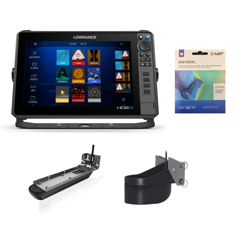 Lowrance HDS PRO 12" 1kw Offshore Fishing  Package