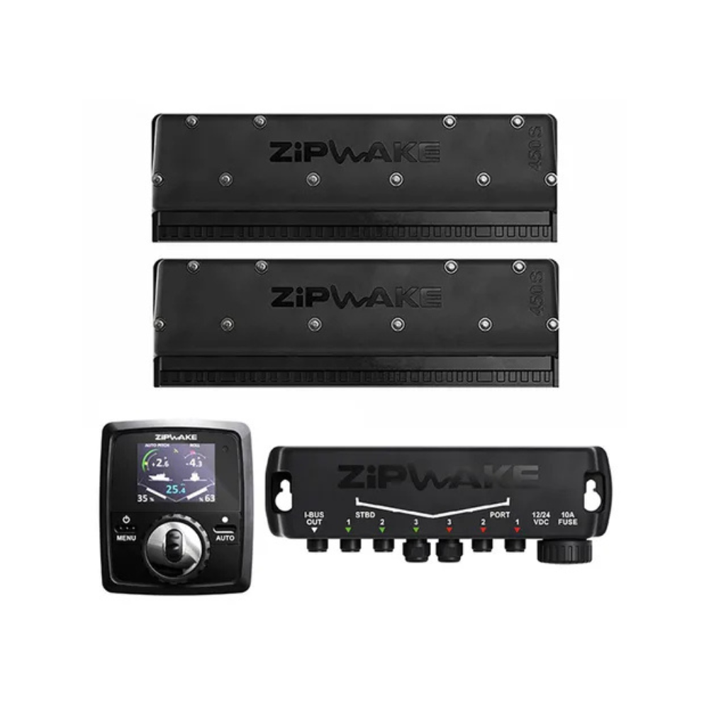 Zipwake S Series Interceptors 300mm Kit Incl Led Display Switch